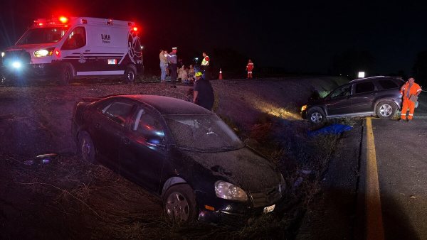 Choque múltiple en la autopista México-Pirámides deja dos muertos
