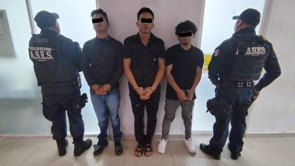 Detienen a tres presuntos miembros de la Familia Michoacana en Acambay