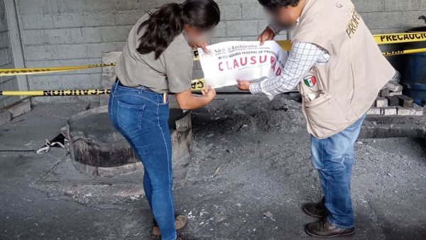 Clausuran fundidora de aluminio en Acolman por contaminación ambiental